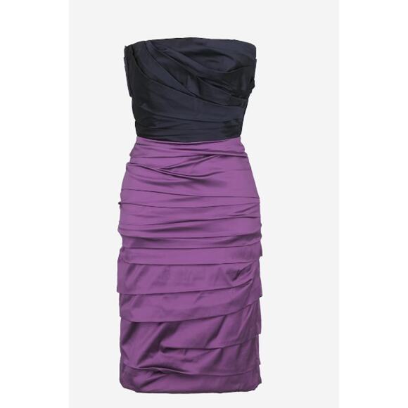 Dolce‎ Gabbana Strapless Ruched Corset Bodycon Dress Size 38 - Picture 1 of 16